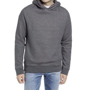 MADEWELL HEATHER GREY MWL BETTERTERRY SIDE POCKETS HOODIE SWEATSHIRT